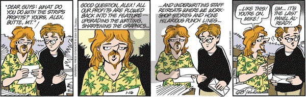Doonesbury on Friday January 16, 2004 Comic Strip
