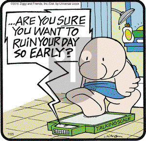 Ziggy on Monday July 25, 2016 Comic Strip