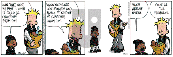 Frazz on Friday December 26, 2003 Comic Strip