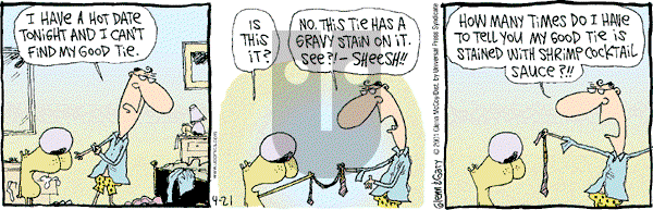 The Duplex on Saturday April 21, 2001 Comic Strip