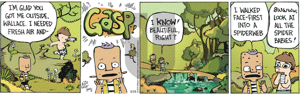 Wallace the Brave on Wednesday August 28, 2019 Comic Strip