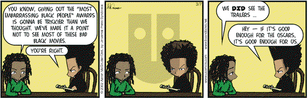 The Boondocks - Thursday March 7, 2002 Comic Strip