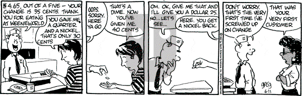 Luann on Thursday June 11, 1992 Comic Strip