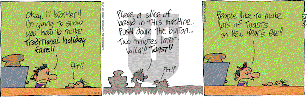 The Knight Life on Wednesday December 31, 2014 Comic Strip