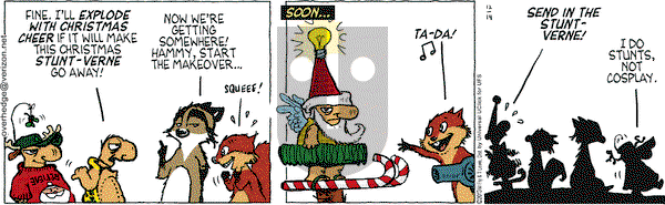 Over the Hedge on Saturday December 14, 2013 Comic Strip