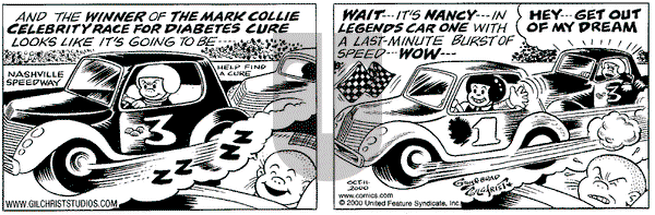 Nancy on Wednesday October 11, 2000 Comic Strip
