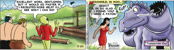 Alley Oop on Monday March 20, 2017 Comic Strip