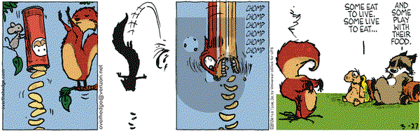 Over the Hedge on Tuesday March 27, 2012 Comic Strip