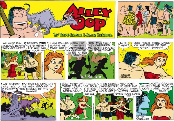 Alley Oop on Sunday May 11, 1997 Comic Strip