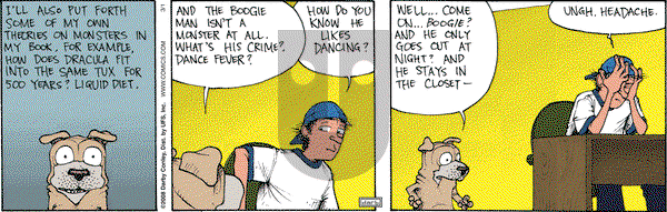 Get Fuzzy on Saturday March 1, 2008 Comic Strip