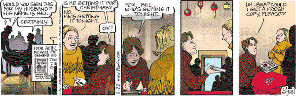 For Better or For Worse - Wednesday November 28, 2007 Comic Strip