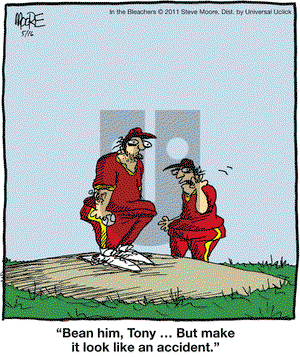 In the Bleachers on Monday May 16, 2011 Comic Strip
