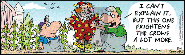 Frank and Ernest on Monday September 4, 2017 Comic Strip
