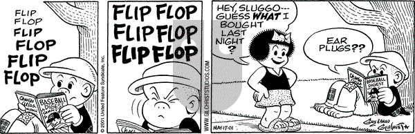 Nancy on Thursday May 17, 2001 Comic Strip