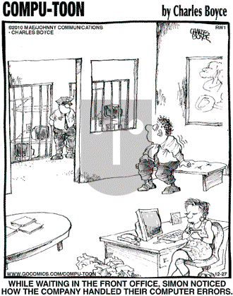 Compu-toon on Monday December 27, 2010 Comic Strip