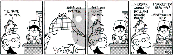 FoxTrot on Tuesday March 9, 1993 Comic Strip