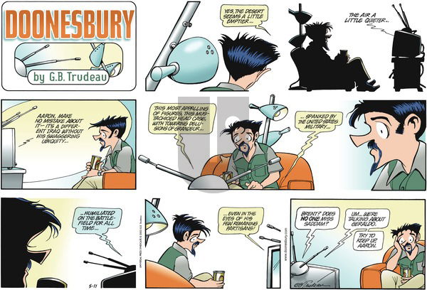 Doonesbury on Sunday May 11, 2003 Comic Strip