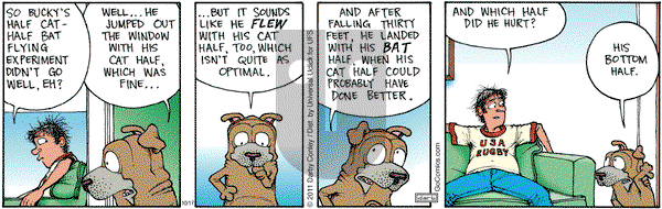 Get Fuzzy on Thursday October 17, 2013 Comic Strip