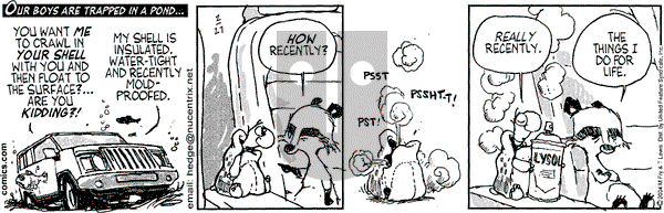 Over the Hedge on Friday February 27, 2004 Comic Strip