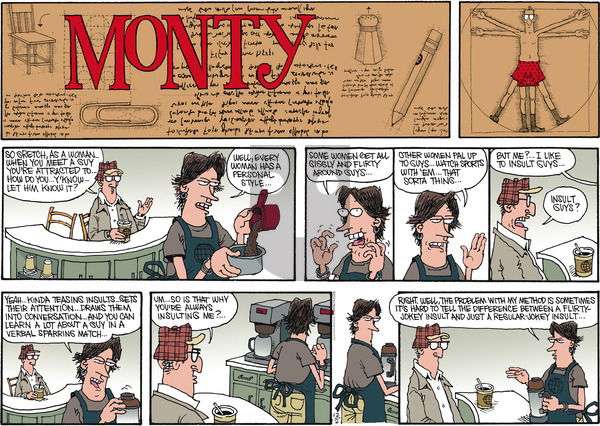 Monty on Sunday December 2, 2012 Comic Strip
