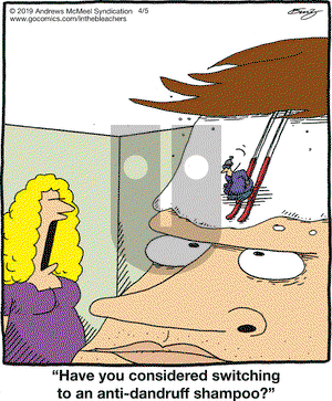 In the Bleachers on Friday April 5, 2019 Comic Strip