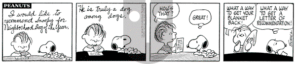 Peanuts on Tuesday March 6, 1973 Comic Strip