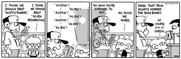FoxTrot - Friday May 15, 1998 Comic Strip
