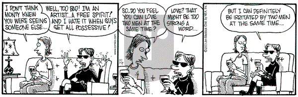Monty on Tuesday October 7, 2003 Comic Strip