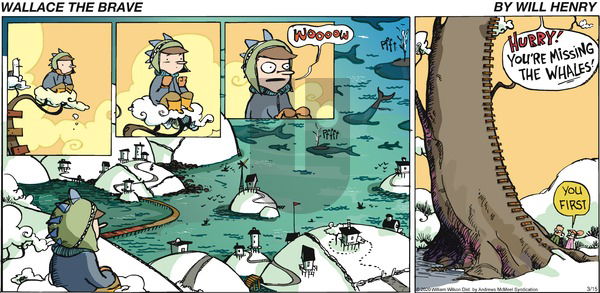 Wallace the Brave on Sunday March 15, 2020 Comic Strip