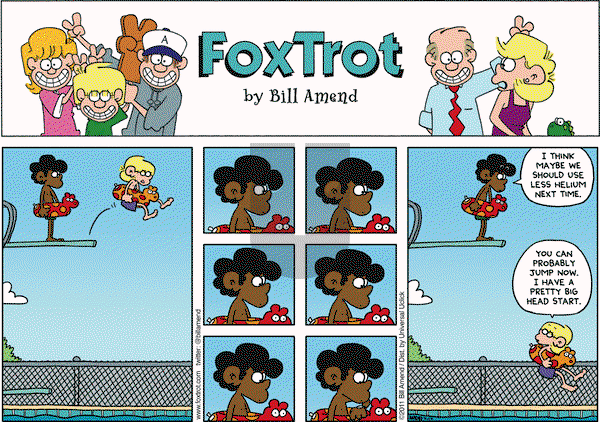 FoxTrot on Sunday July 17, 2011 Comic Strip