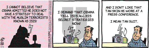 La Cucaracha on Thursday September 18, 2014 Comic Strip