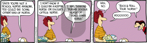 The Buckets on Wednesday April 23, 2014 Comic Strip