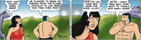 Alley Oop on Monday April 24, 2017 Comic Strip