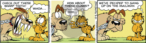 Garfield on Thursday March 21, 2002 Comic Strip