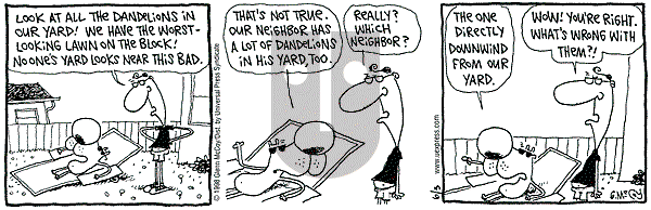 The Duplex on Wednesday June 2, 1999 Comic Strip