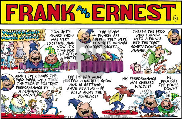 Frank and Ernest on Sunday February 24, 2013 Comic Strip
