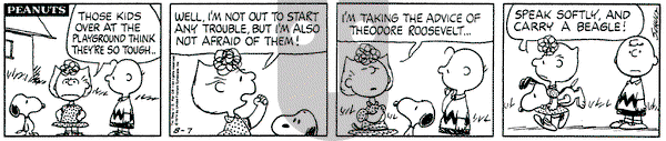 Peanuts - Wednesday August 7, 1974 Comic Strip