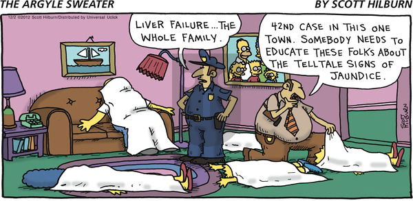 The Argyle Sweater on Sunday December 2, 2012 Comic Strip