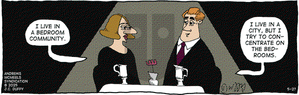 The Fusco Brothers on Tuesday May 27, 2025 Comic Strip