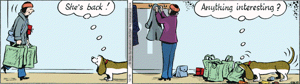 Fred Basset on Monday December 19, 2016 Comic Strip