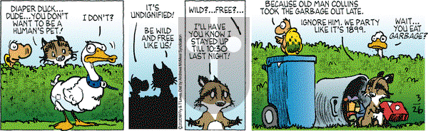 Over the Hedge on Thursday March 26, 2020 Comic Strip