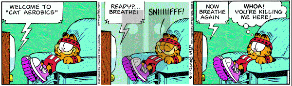 Garfield on Thursday January 3, 2002 Comic Strip