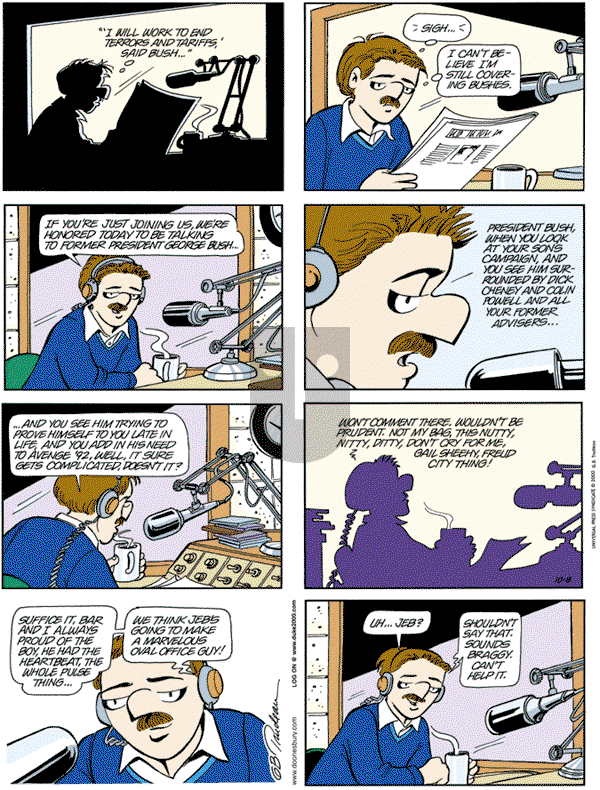 Doonesbury - Sunday October 8, 2000 Comic Strip