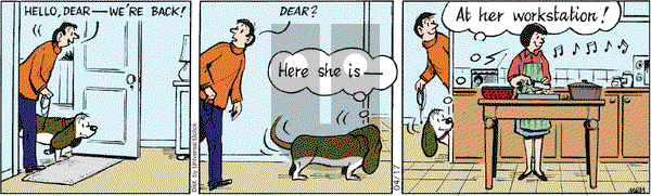 Fred Basset on Wednesday April 17, 2013 Comic Strip