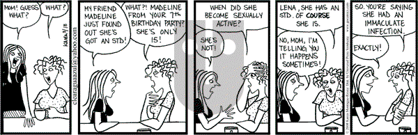 Clear Blue Water on Tuesday March 18, 2008 Comic Strip