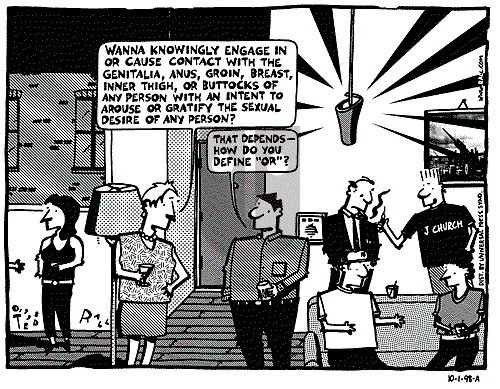 Ted Rall on Thursday October 1, 1998 Comic Strip