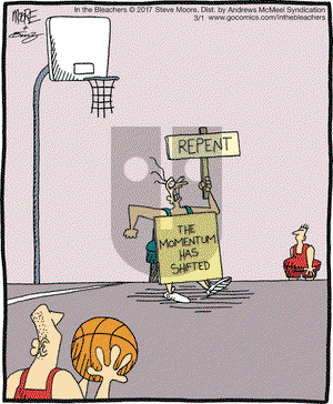 In the Bleachers on Wednesday March 1, 2017 Comic Strip