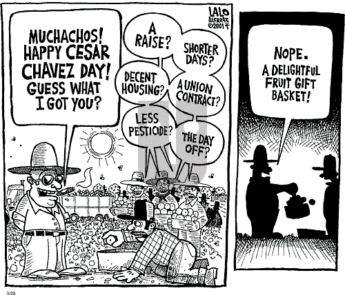 Lalo Alcaraz on Sunday January 27, 2002 Comic Strip