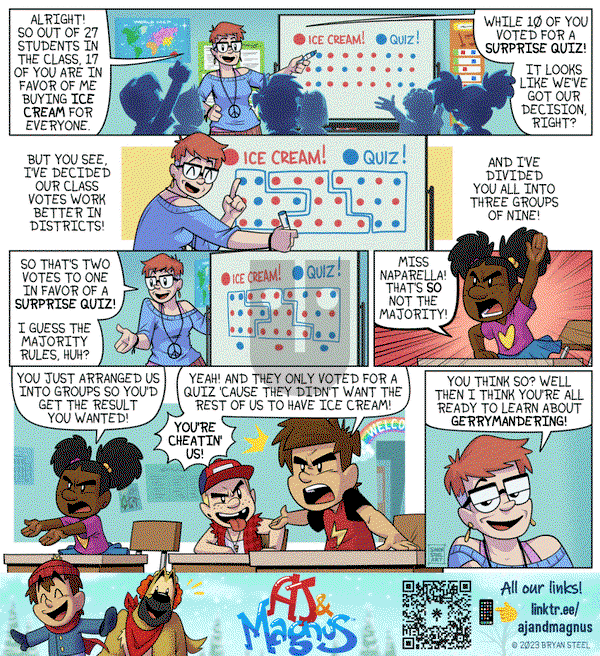 AJ and Magnus on Monday September 11, 2023 Comic Strip