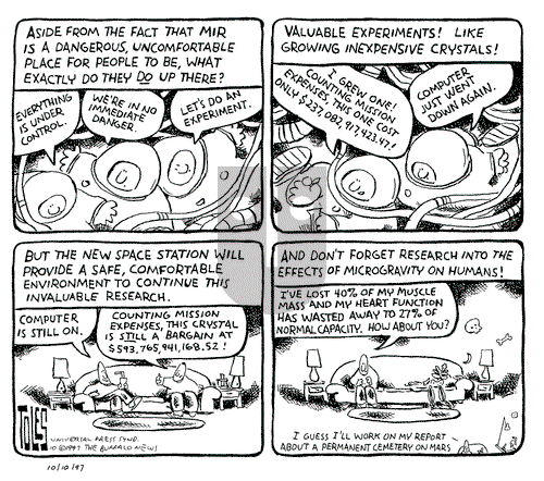 Tom Toles on Friday October 10, 1997 Comic Strip